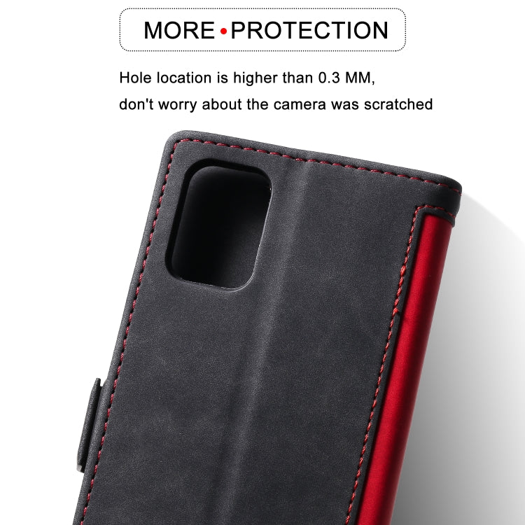 For Samsung Galaxy Note 20 Retro Splicing Horizontal Flip Leather Case with Card Slots & Holder & Wallet