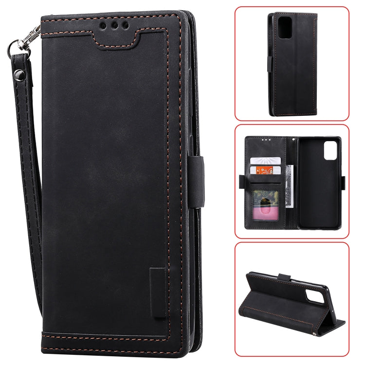 For Samsung Galaxy Note 20 Ultra Retro Splicing Horizontal Flip Leather Case with Card Slots & Holder & Wallet