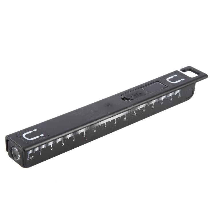 W09 Multifunctional Folding Pen Lamp LED Outdoor Work Flashlight - Black