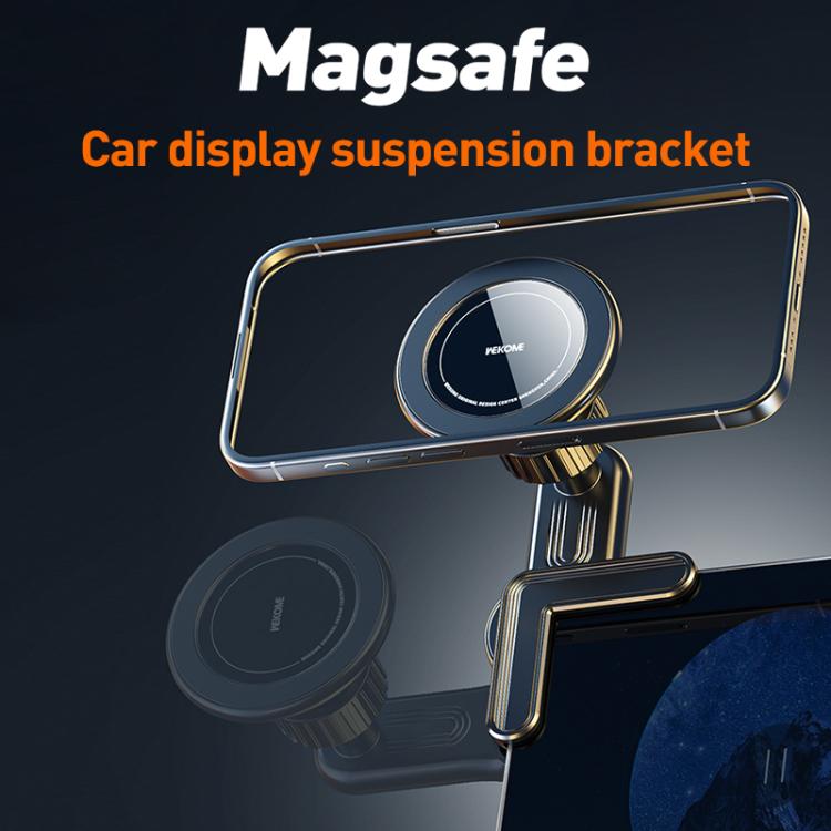 WK WA-S61 Car Display Screen MagSafe Floating Phone Holder - Black