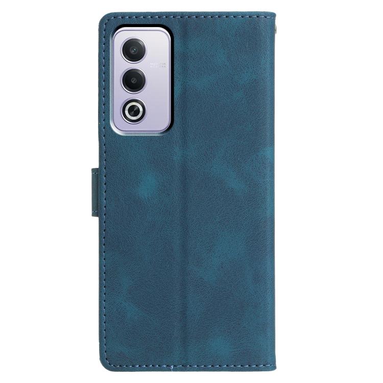 For OPPO A3 Pro 5G Triangles Embossed Leather Phone Case