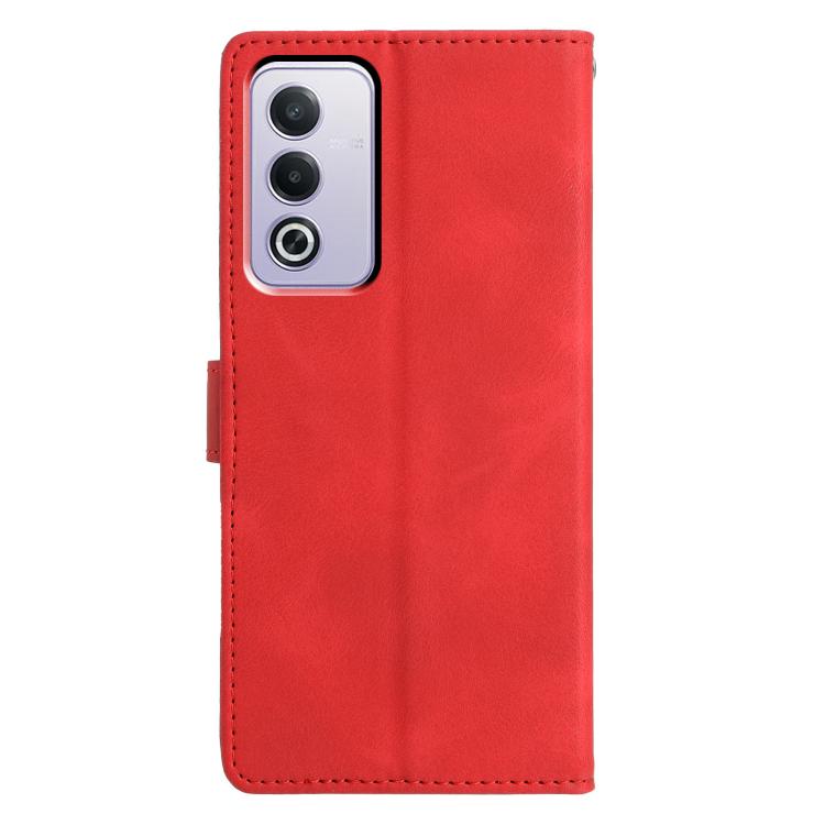 For OPPO A3 Pro 5G Triangles Embossed Leather Phone Case