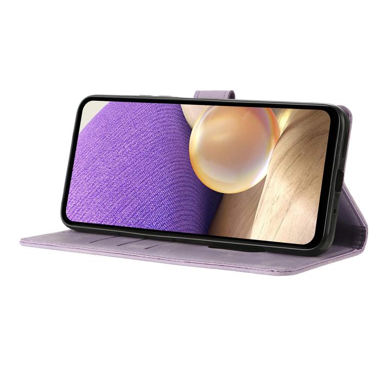 For OPPO A60 Triangles Embossed Leather Phone Case
