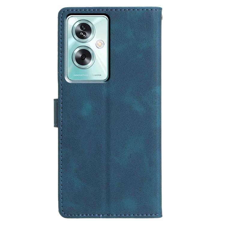 For OPPO A79 5G / A2 5G Triangles Embossed Leather Phone Case