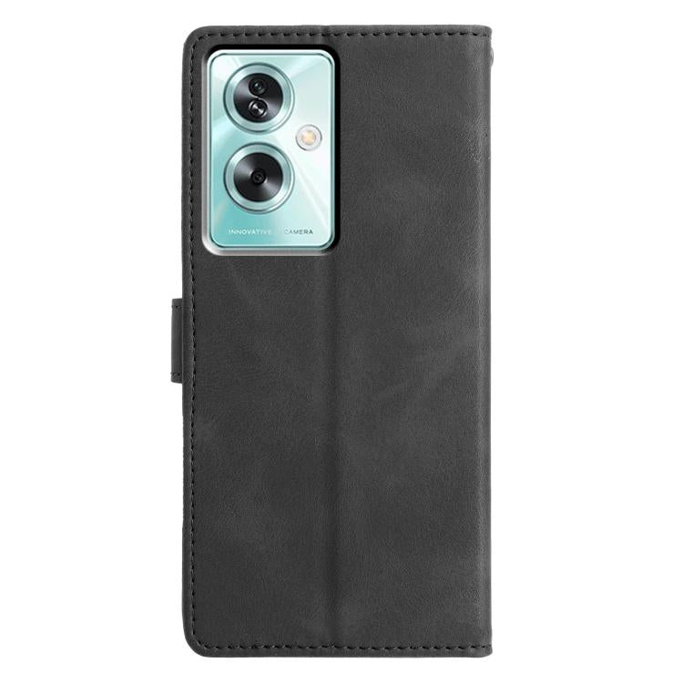 For OPPO A79 5G / A2 5G Triangles Embossed Leather Phone Case