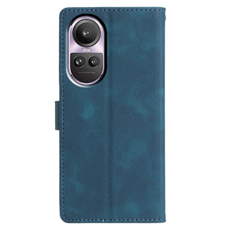 For OPPO Reno10 / Reno10 Pro Triangles Embossed Leather Phone Case