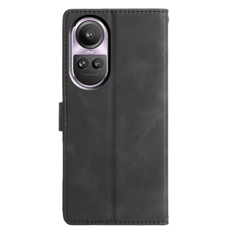For OPPO Reno10 / Reno10 Pro Triangles Embossed Leather Phone Case