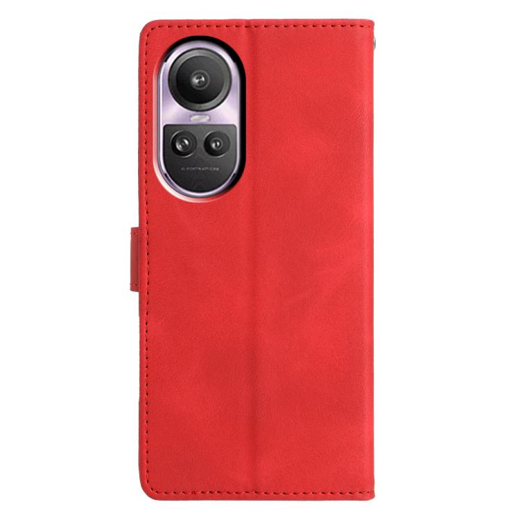 For OPPO Reno10 / Reno10 Pro Triangles Embossed Leather Phone Case