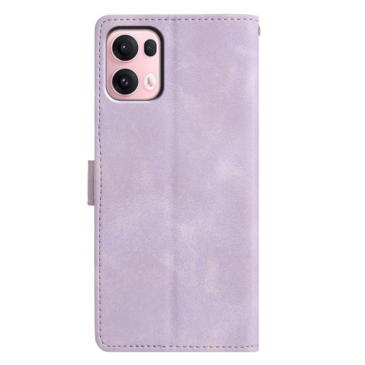 For OPPO Reno13 Pro Triangles Embossed Leather Phone Case