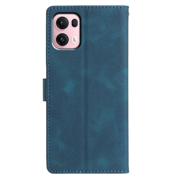 For OPPO Reno13 Pro Triangles Embossed Leather Phone Case