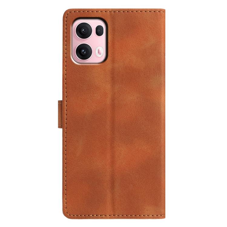 For OPPO Reno13 Pro Triangles Embossed Leather Phone Case