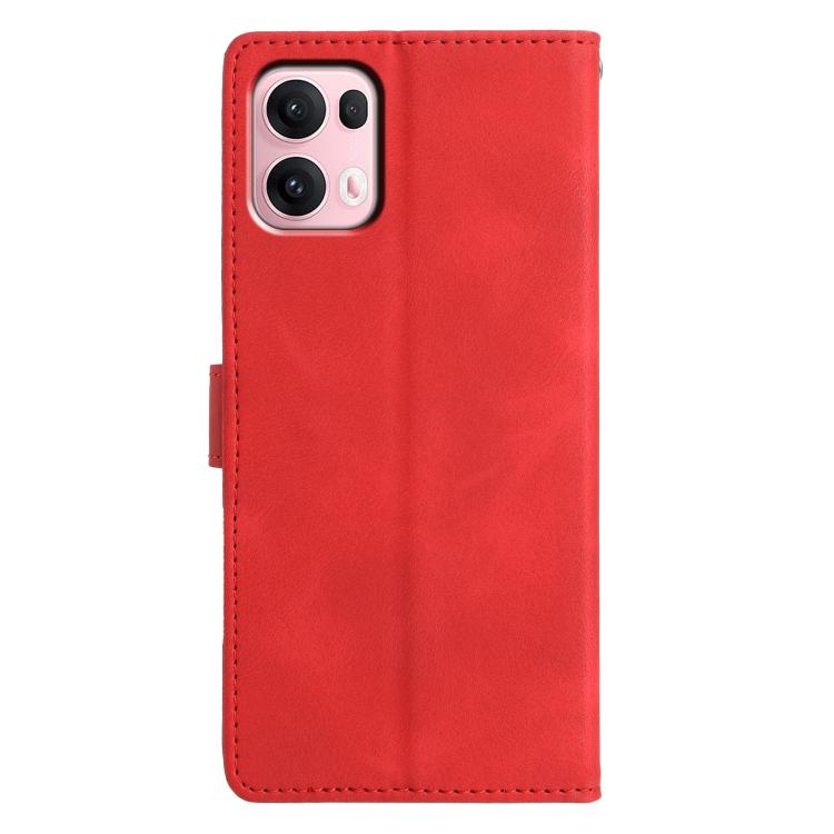 For OPPO Reno13 Pro Triangles Embossed Leather Phone Case