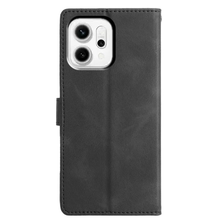 For OPPO Reno14 5G Global Triangles Embossed Leather Phone Case