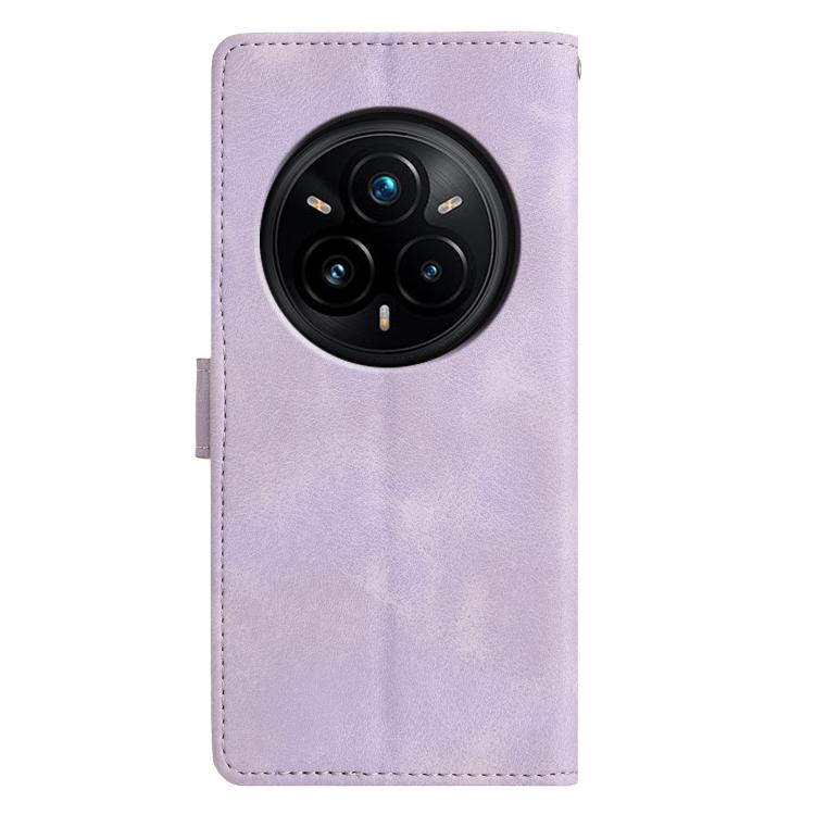 For Realme 14 Pro 5G Triangles Embossed Leather Phone Case