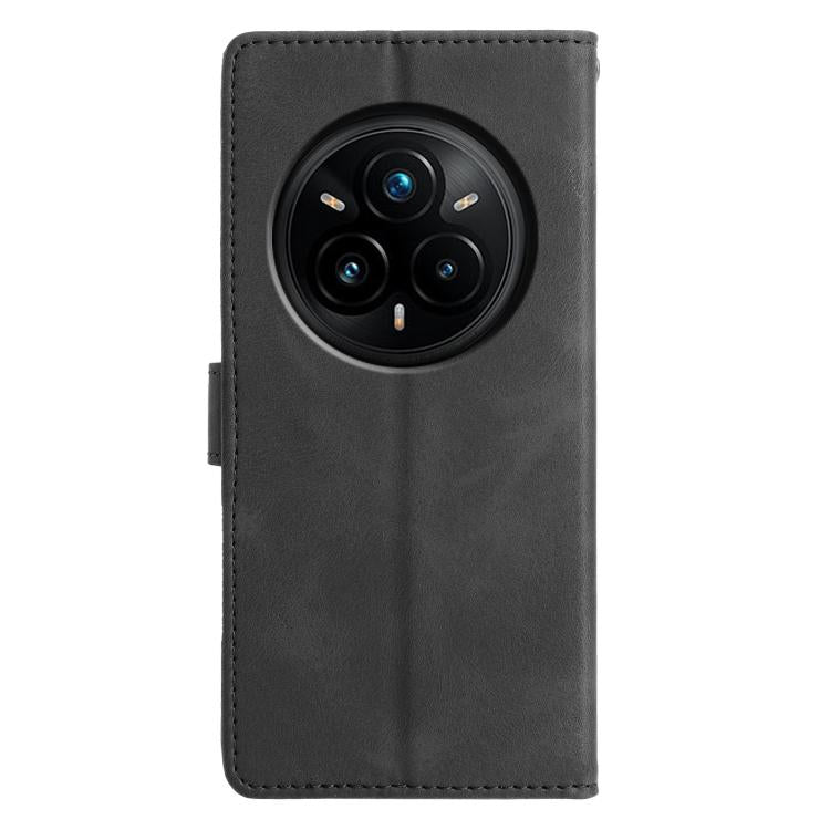 For Realme 14 Pro 5G Triangles Embossed Leather Phone Case