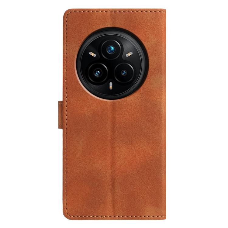 For Realme 14 Pro 5G Triangles Embossed Leather Phone Case