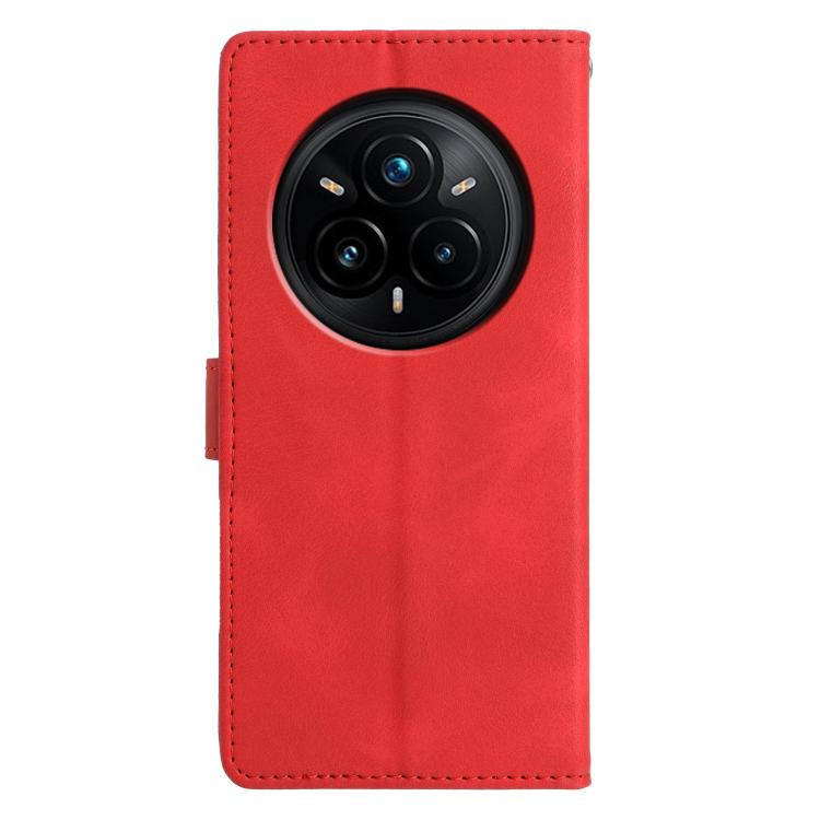 For Realme 14 Pro 5G Triangles Embossed Leather Phone Case