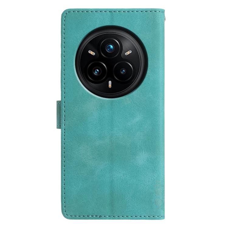 For Realme 14 Pro 5G Triangles Embossed Leather Phone Case