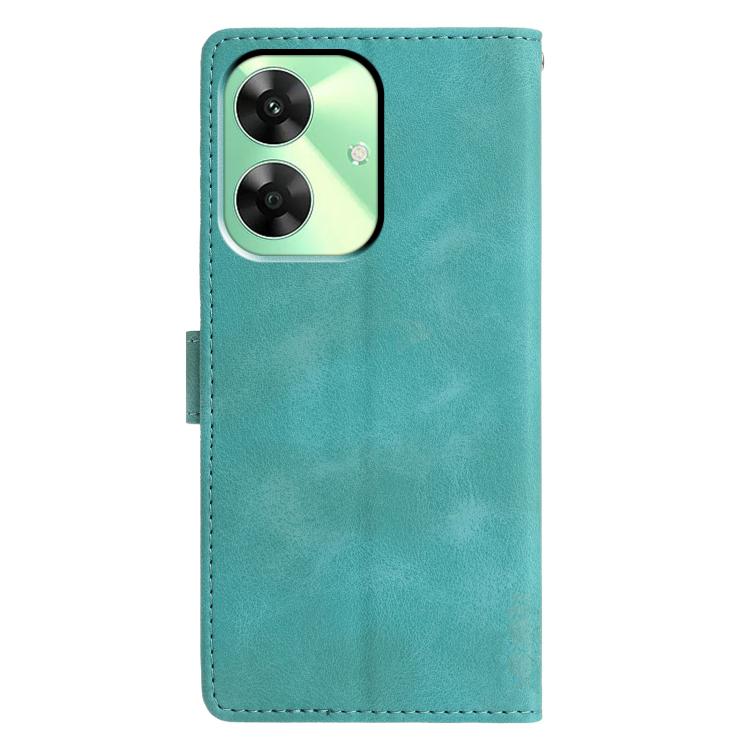 For Realme C61 / C63 Triangles Embossed Leather Phone Case