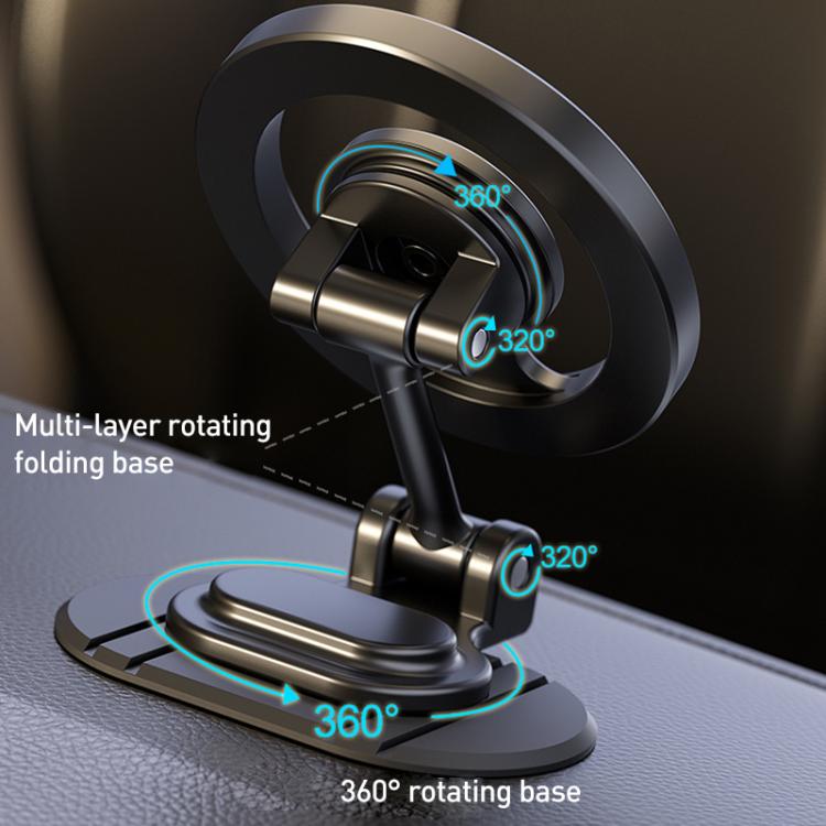 Car MagSafe Magnetic Adhesive Phone Holder - Black