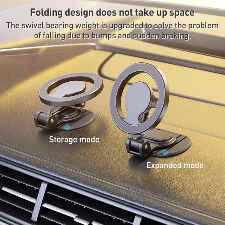 Car MagSafe Magnetic Adhesive Phone Holder - Black