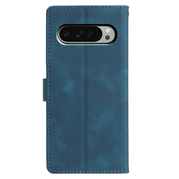 For Google Pixel 9 / 9 Pro Triangles Embossed Leather Phone Case