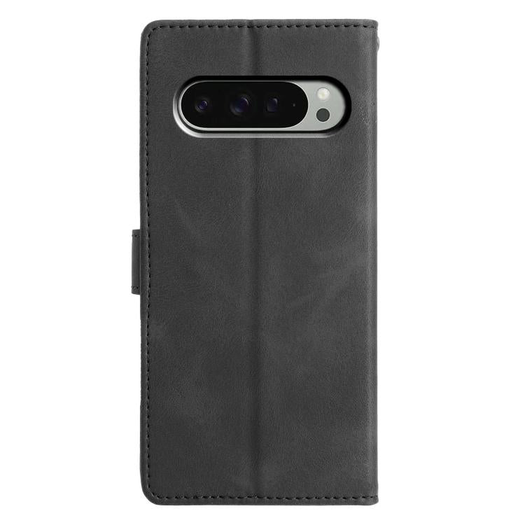 For Google Pixel 9 / 9 Pro Triangles Embossed Leather Phone Case