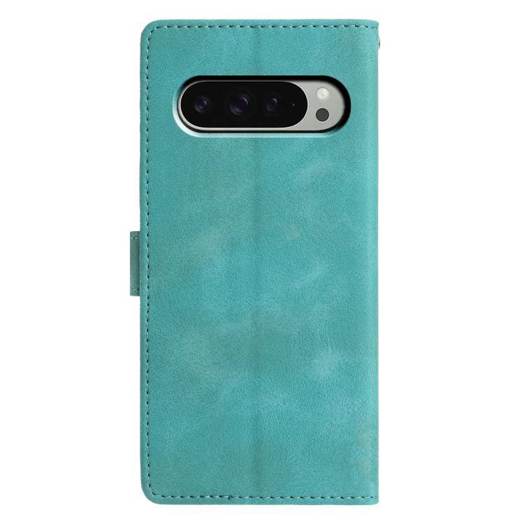 For Google Pixel 9 / 9 Pro Triangles Embossed Leather Phone Case