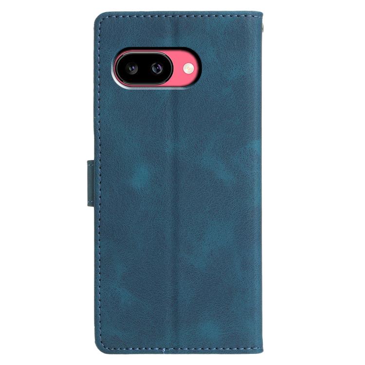 For Google Pixel 9a Triangles Embossed Leather Phone Case