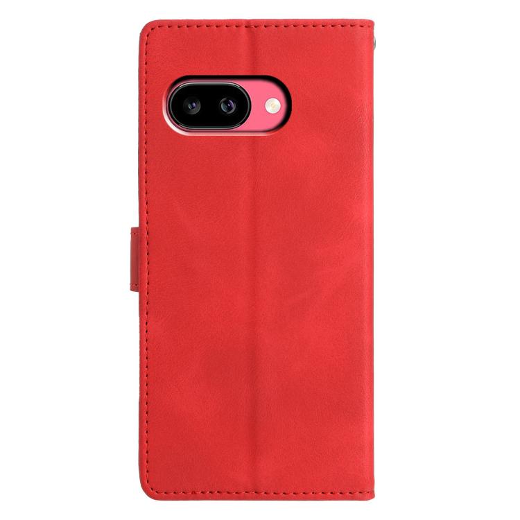 For Google Pixel 9a Triangles Embossed Leather Phone Case