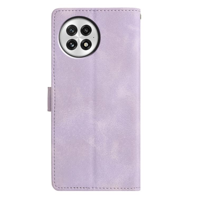 For OnePlus 13 Triangles Embossed Leather Phone Case