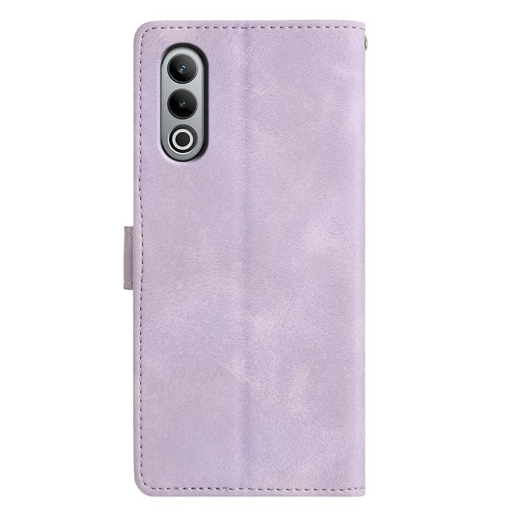 For OnePlus Nord CE4 Triangles Embossed Leather Phone Case
