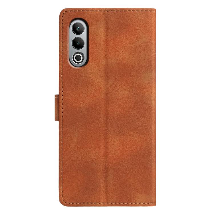 For OnePlus Nord CE4 Triangles Embossed Leather Phone Case