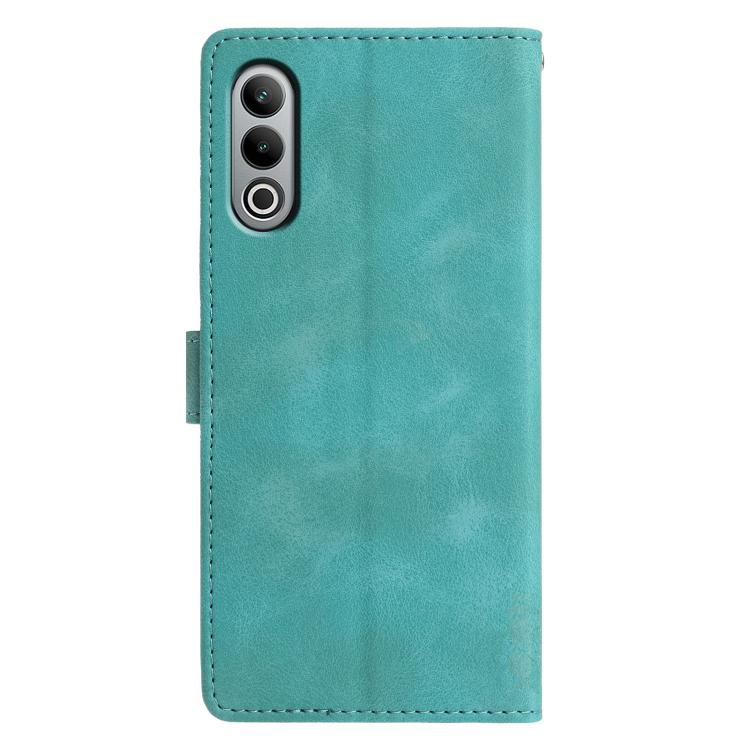 For OnePlus Nord CE4 Triangles Embossed Leather Phone Case