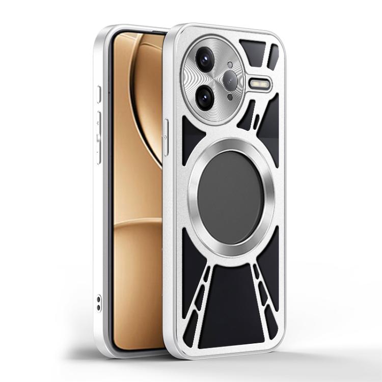 For Redmi K80 Pro Cooling Hollow Metal Holder MagSafe Phone Case