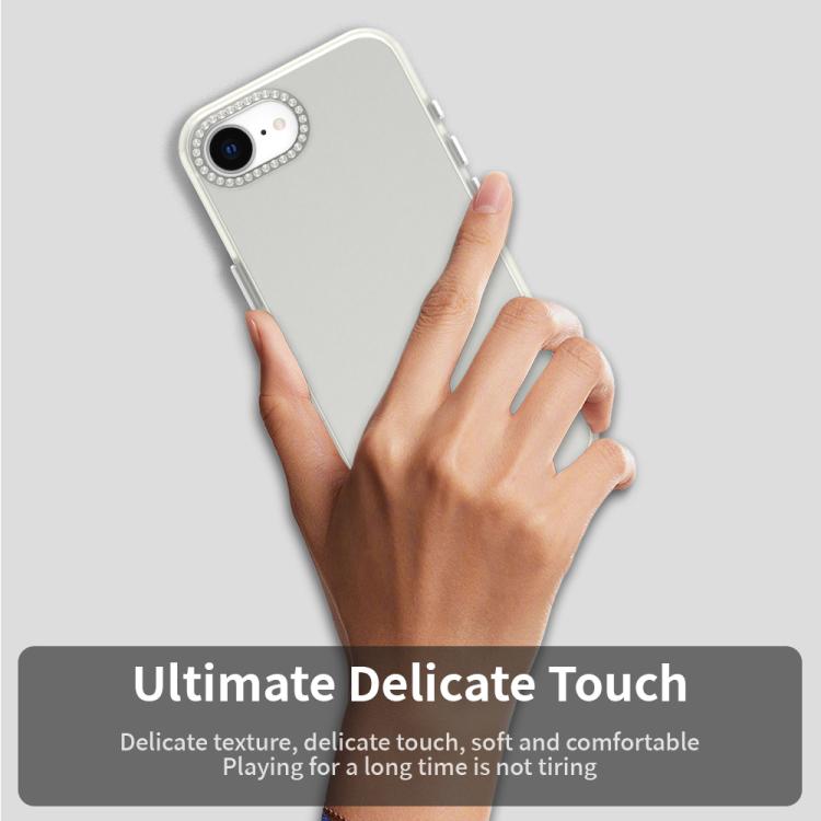 For iPhone 17e / 16e Candy Diamond Frosted PC Hybrid TPU Phone Case