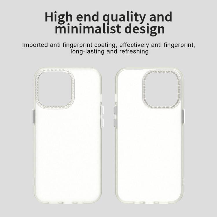 For iPhone 13 Pro Candy Diamond Frosted PC Hybrid TPU Phone Case
