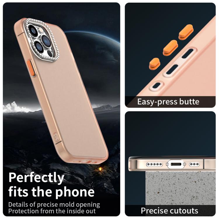 For iPhone 13 Pro Candy Diamond Frosted PC Hybrid TPU Phone Case