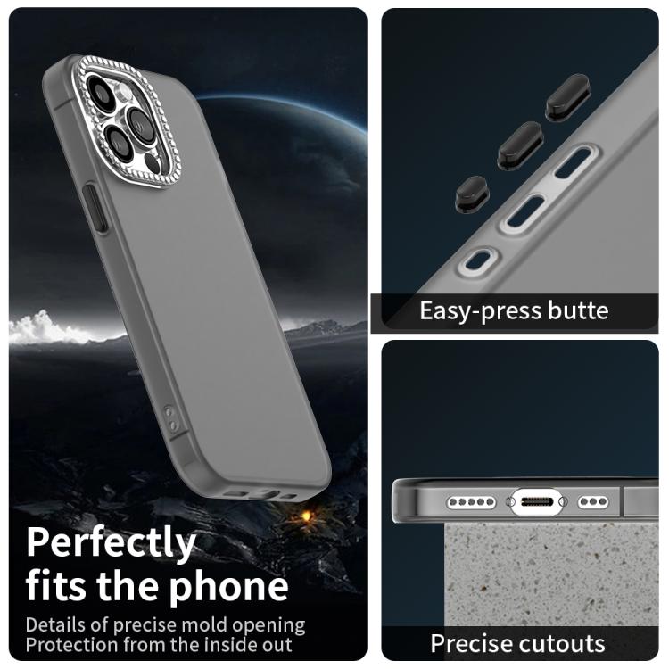 For iPhone 13 Pro Candy Diamond Frosted PC Hybrid TPU Phone Case