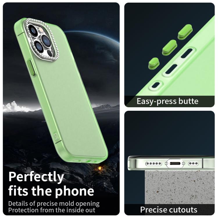 For iPhone 13 Pro Candy Diamond Frosted PC Hybrid TPU Phone Case