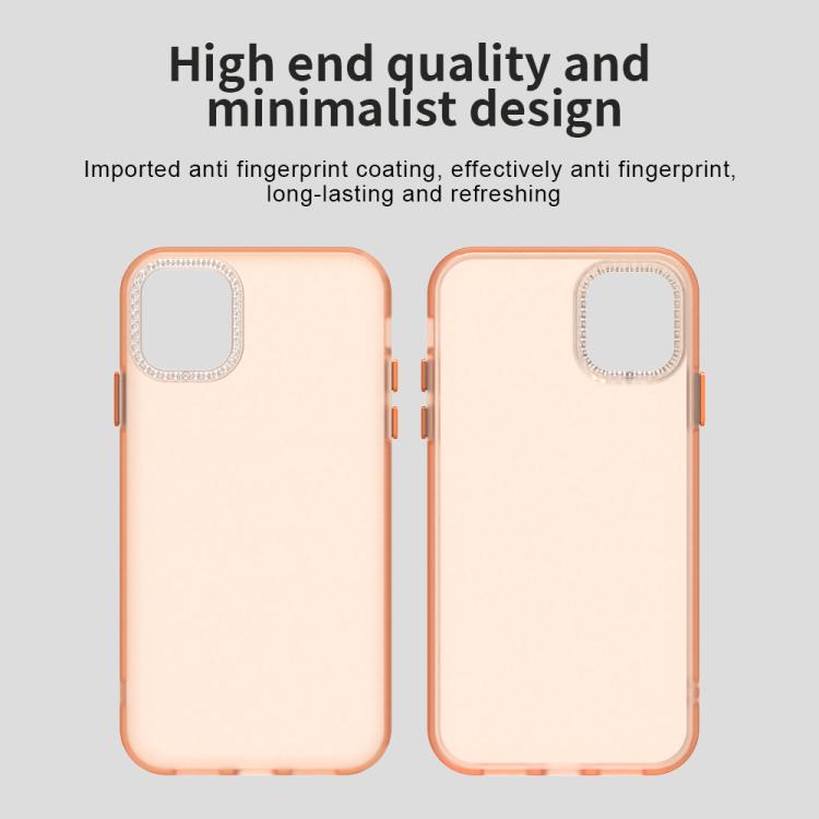 For iPhone 11 Candy Diamond Frosted PC Hybrid TPU Phone Case