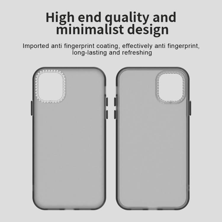For iPhone 11 Candy Diamond Frosted PC Hybrid TPU Phone Case