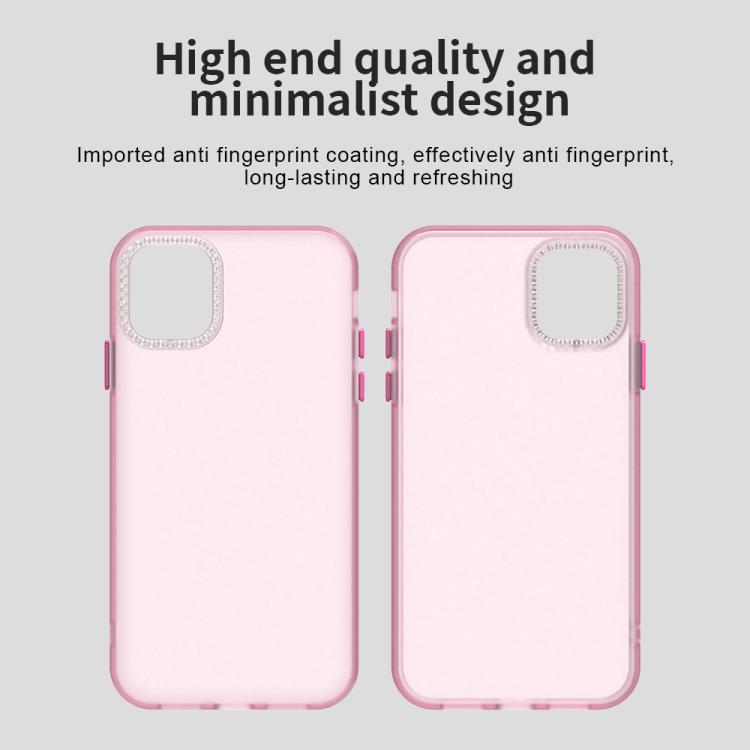For iPhone 11 Candy Diamond Frosted PC Hybrid TPU Phone Case