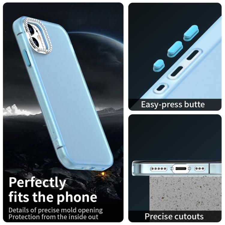 For iPhone 11 Candy Diamond Frosted PC Hybrid TPU Phone Case