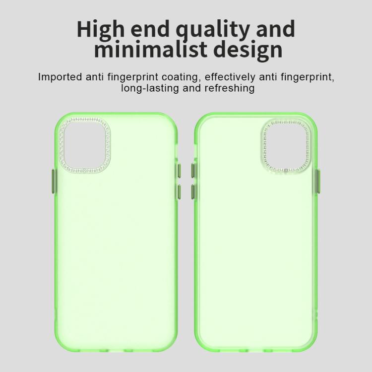 For iPhone 11 Candy Diamond Frosted PC Hybrid TPU Phone Case