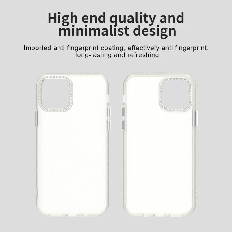 For iPhone 11 Pro Candy Diamond Frosted PC Hybrid TPU Phone Case