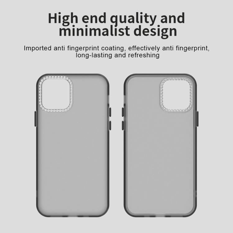 For iPhone 11 Pro Candy Diamond Frosted PC Hybrid TPU Phone Case