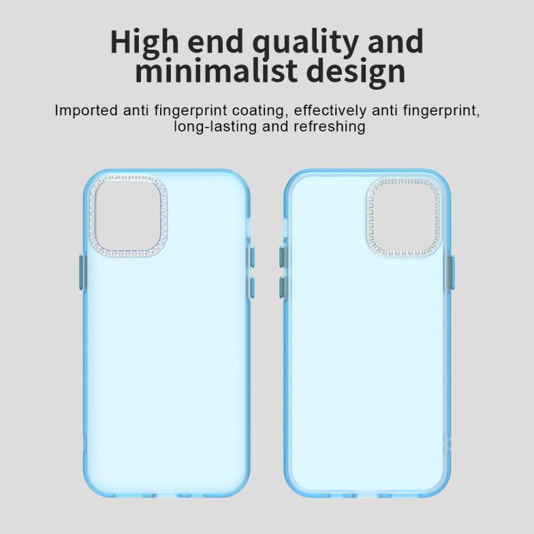 For iPhone 11 Pro Candy Diamond Frosted PC Hybrid TPU Phone Case