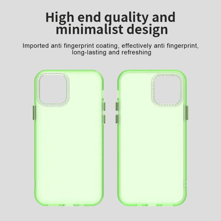 For iPhone 11 Pro Candy Diamond Frosted PC Hybrid TPU Phone Case