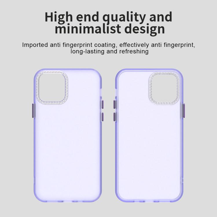 For iPhone 11 Pro Candy Diamond Frosted PC Hybrid TPU Phone Case